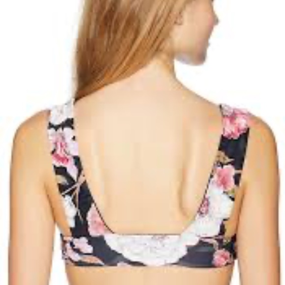 Billabong "Sweet Tide" Plunge Bikini Top, Fixed Tri Bikini Top & Bottoms - S,M - Picture 7 of 9